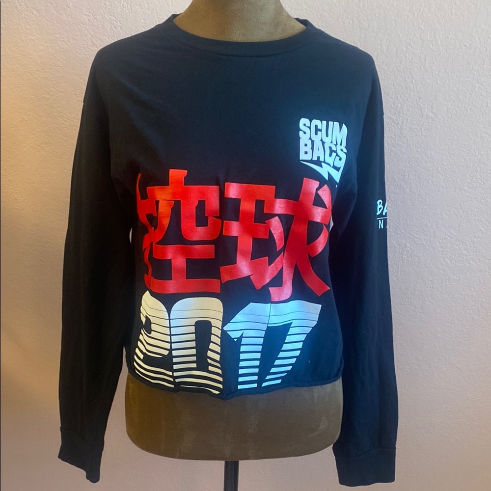 Scumbags Graphic Long Sleeve Shirt
